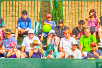 Being Watched While Watching Del Potro, Court 12 Indian Wells, My favourite Seat